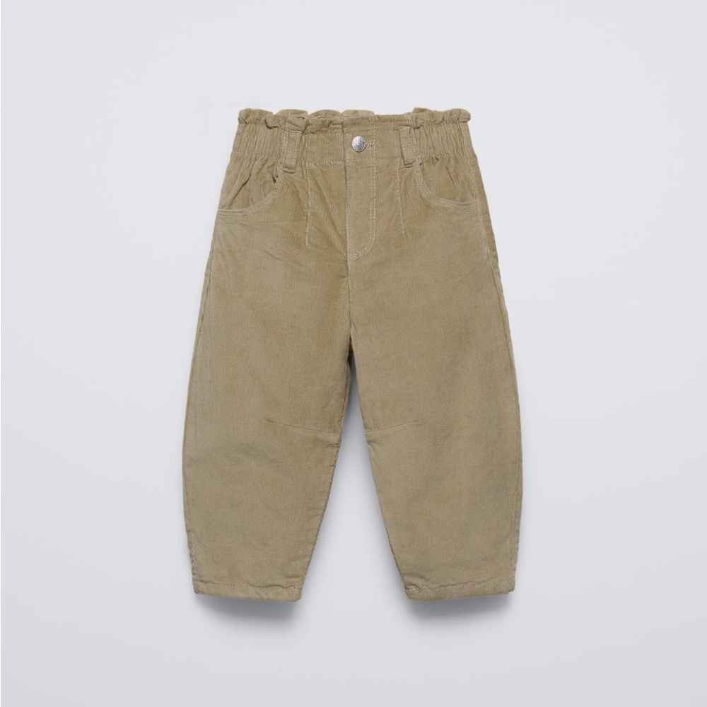 NWT Zara 4Y lined corduroy pants - Picture 1 of 3